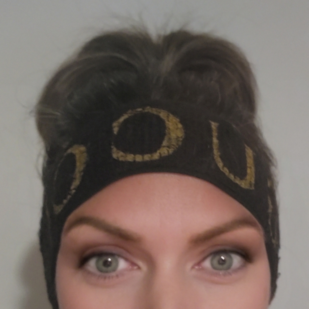 GUCCI - Black and Gold Headband